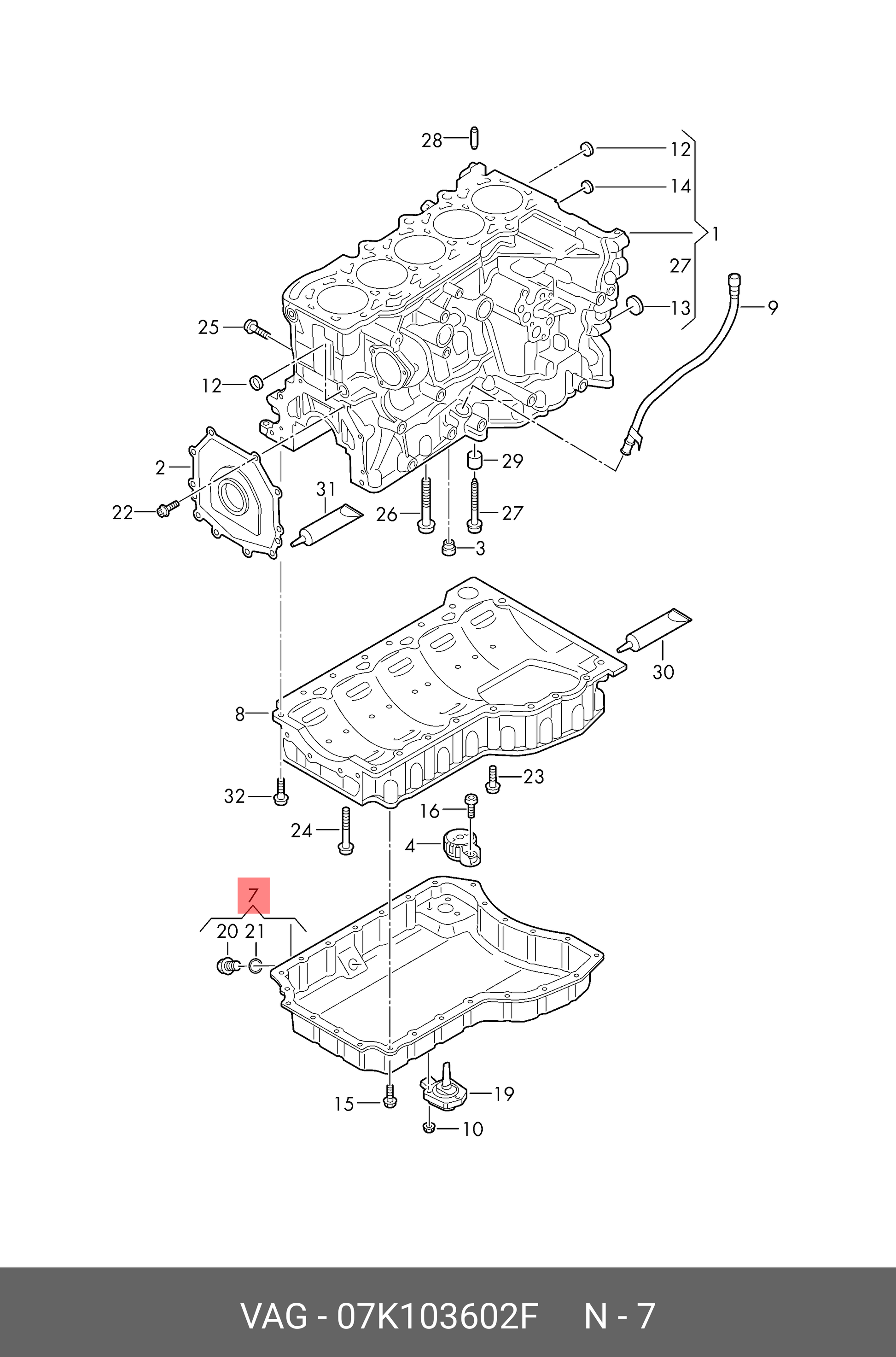 DAZA & DNWA OEM Oil Pan image 1