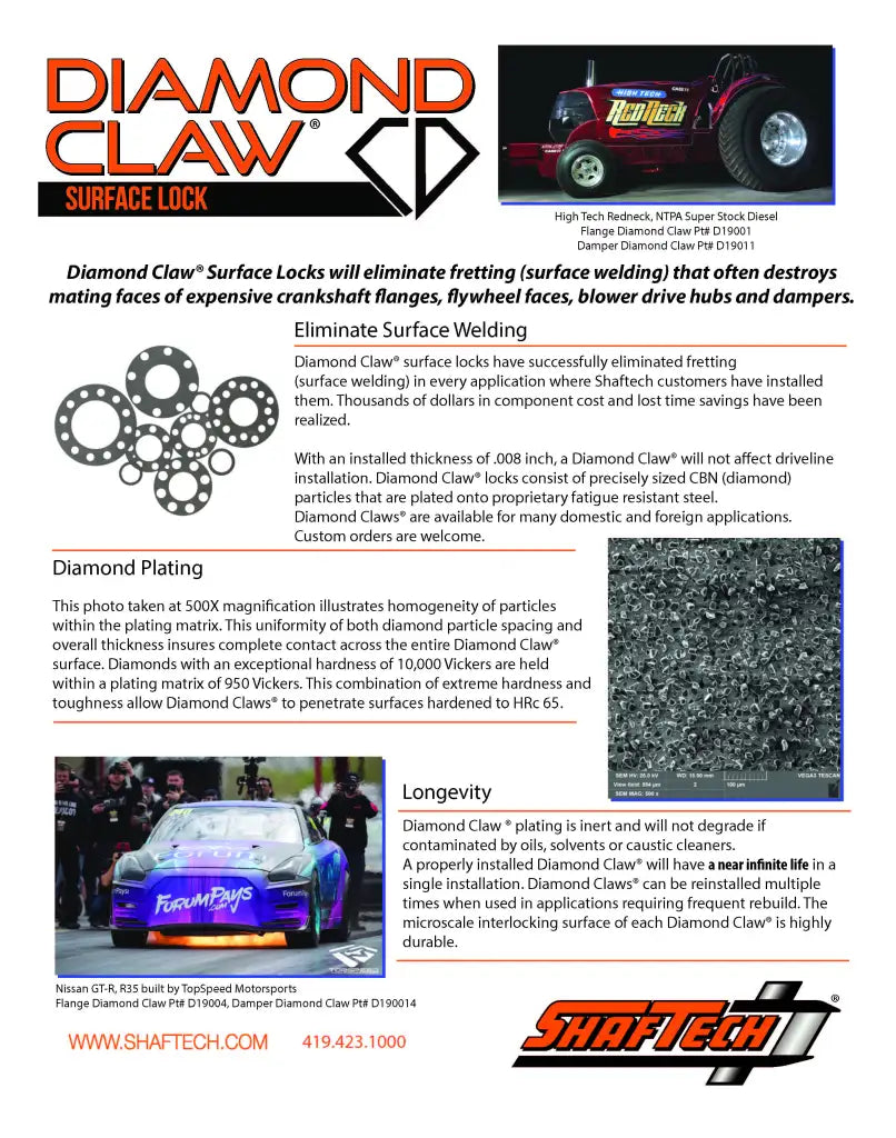 Diamond Claw Shims for Audi RS3 (8V 8Y) & Audi TTRS (8S) DAZA DNWA (Pair)