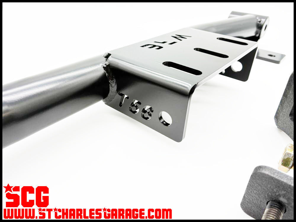 BFW Trailblazer SS Tubular T56 Transmission Crossmember & Mount Kit