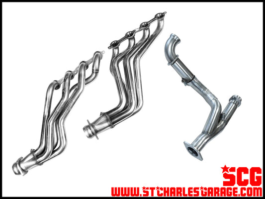 Trailblazer SS Kooks Headers & Catted Y-Pipe