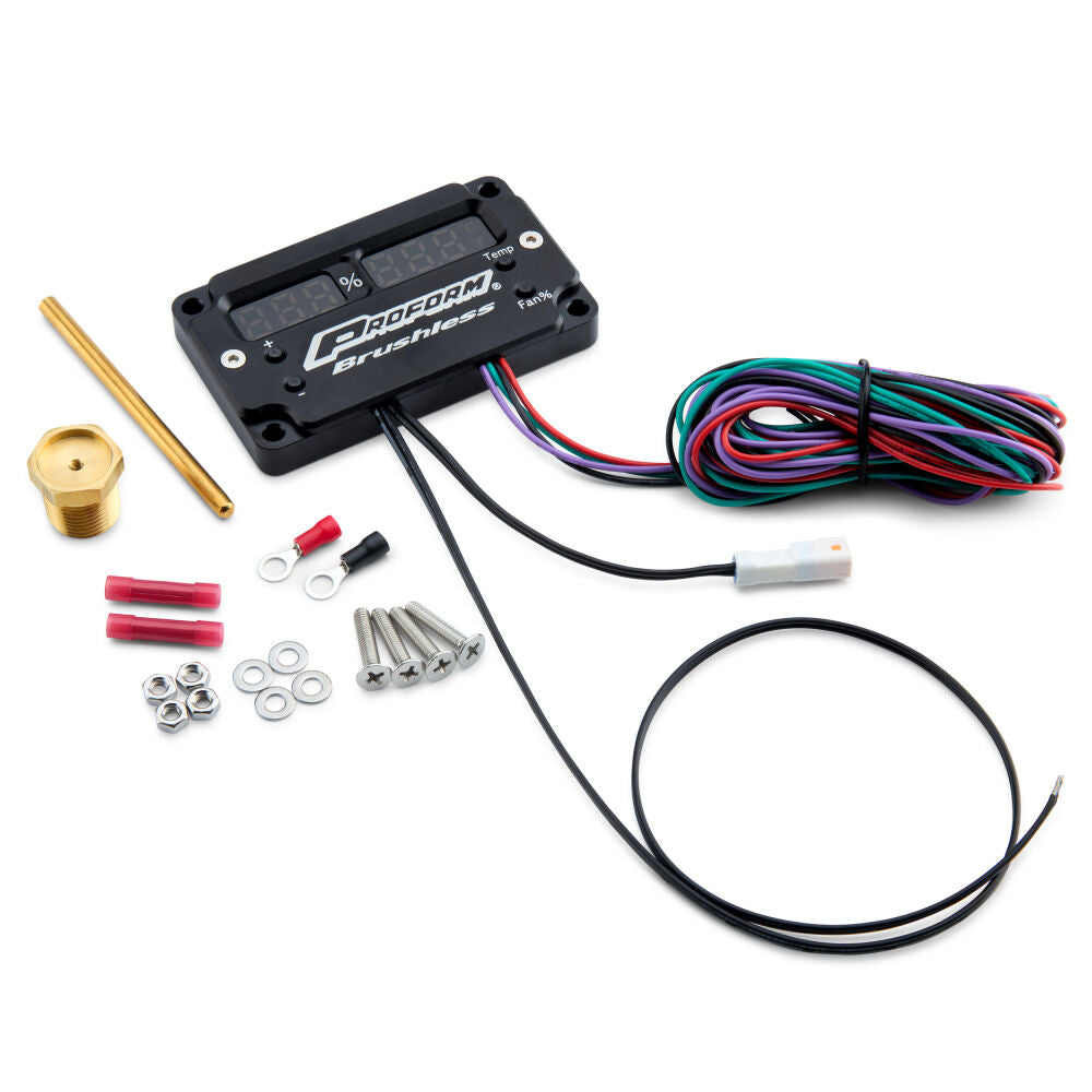 Trailblazer/Envoy/Saab 5.3L/6.0L Dual Electric Brushless Fan Kit - Variable Speed